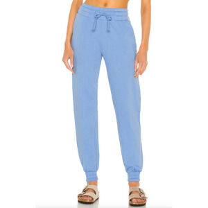 Frankies Oversized Sweatpants Jogger Chambray Blue Size Medium